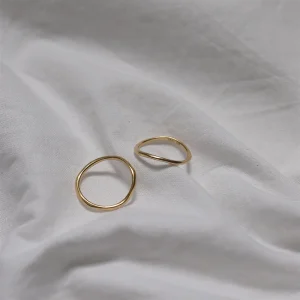 TEN - Bague Line Wave - Or