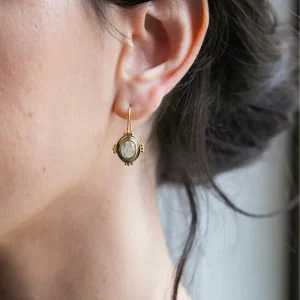 Alix D. Reynis - Boucles d'oreilles Agathe - Vert