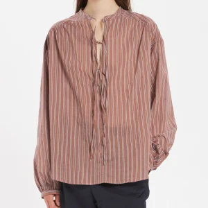 Barena -  Chemise Prisca Binario - Marron Cannelle
