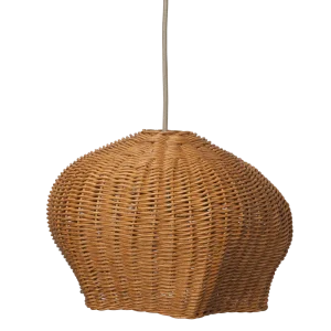 Suspension en rotin tressé