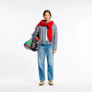 Au Vieux Campeur - Veste à carreaux Claude - Bleu & Blanc