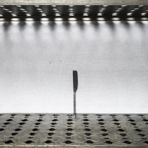 Couteau en métal martelé - Anthracite - La Nouvelle Table