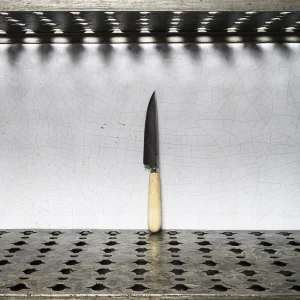 Couteau avec manche en buis - Naturel