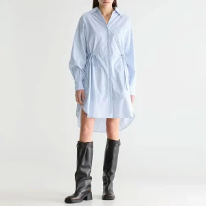Bellerose - Robe chemise à rayures Coney - Bleu